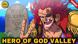 Rocks D Fking Xebec is real HERO of One Piece  God Valley Explained [upl. by Aiuqes]