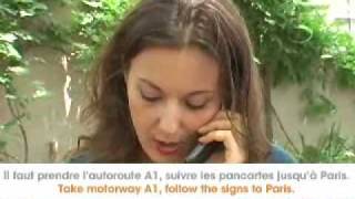 Free French Video  French Directions Language Dialogue [upl. by Hett]