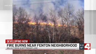 Brush fire in Fenton causes evacuations [upl. by Nomzzaj702]