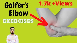 Golfers Elbow  Medial Epicondylitis treatment exercises in hindiurdu [upl. by Negris]