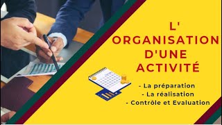 📌EOAE 1ère Bac Sc Eco  Démarche dorganisation dune Activité 👉Exercice pratique ✔ [upl. by Eatnoed]