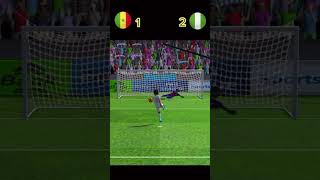 Senegal vs Nigeria best penalty match highlights efootballmobile efootballfifa efootball2024 [upl. by Marlea]