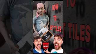 How to set tiles♥️😎 mrbeast vs ptmediavlogs MrBeast shortsfeed viralshorts [upl. by Akirdnahs]