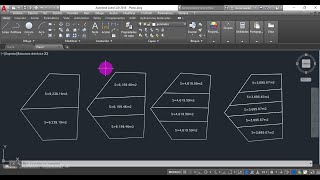 AUTOCAD  SUBDIVIDIR POLIGONO EN PARTES O SUPERFICIES IGUALES EN CIVILCAD [upl. by Averyl]