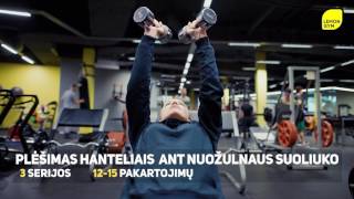 Pratimai pradedantiems sportuoti vyrams 1 diena – LEMON GYM [upl. by Thurber]