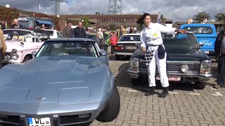 Hanse Oldtimertreffen 4  Auto Oldtimer und Youngtime Treffen in Hamburg  Classic US CARS [upl. by Nyleuqaj]