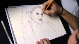 Ariana Grande Draw by Crisco Art [upl. by Eiznek]