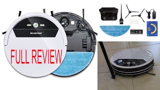 Silvercrest Robot Vacuum Cleaner With MOP Function SSWR A1 TESTING [upl. by Kenwood]