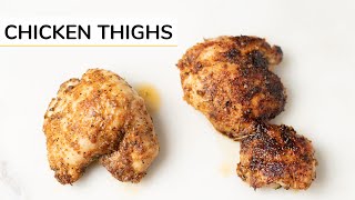 BEST BAKED CHICKEN THIGHS  easy recipe [upl. by Adnowal319]