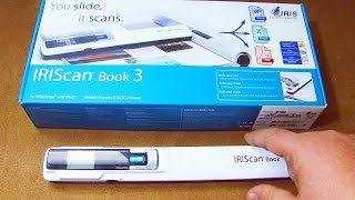 DEMONSTRAÇÃO Scanner de Mão Iriscan Book 3 Potente e Portátil  PC  MAC [upl. by Esaele]