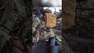 Russian soldier handing a piece of “butter”… militaryshorts military [upl. by Finny842]