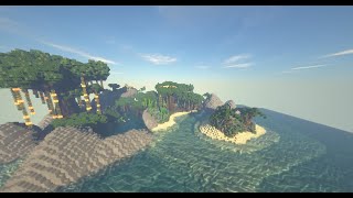 Mystical Tropical Island in Minecraft [upl. by Notsae]