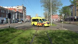 HTM RNET tramlijn 2K Kraayenstein  Station Den Haag Centraal  tailtrack  Siemens Avenio 5054 [upl. by Kcirde]