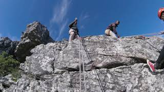 Cape TownTable mountain abseil [upl. by Quillan]