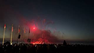 DDay 80th Anniversary Fireworks Normandy [upl. by Matilda945]