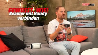 Beamer mit Handy verbinden So gehts 📽📱 [upl. by Abbey]