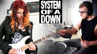 SYSTEM OF A DOWN  IEAIAIO GUITAR amp DRUM COVER INSTRUMENTAL COVER 4K  Jassy amp Kri [upl. by Peltz]