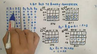 BCD to Binary Code Converter  Digital Circuits and Logic Design [upl. by Chrisoula]