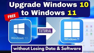 2024 How to Upgrade Windows 10 to Windows 11 without Losing data amp Software [upl. by Gant]