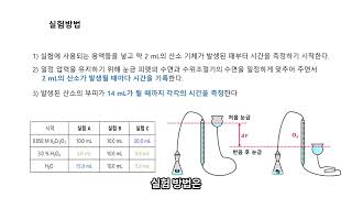 일반화학실험 화학반응속도론결과처리 [upl. by Eutnoj]