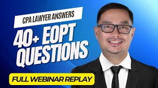 Ease of Paying Taxes Law EOPT Explained Full webinar Taglish [upl. by Kai808]