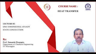 Lecture 5  One Dimensional Steady State Conduction [upl. by Namad743]