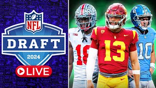 2024 NFL Draft LIVE  Reactions  Analysis for EVERY Pick [upl. by Narok558]