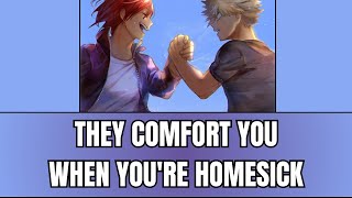 They comfort you when youre homesick  Kiribaku x listener [upl. by Warford822]