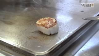 Northcotes Nigel Haworth demos a nice little scallop dish [upl. by Lauretta727]