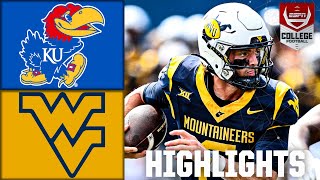 Kansas Jayhawks vs West Virginia Mountaineers  Full Game Highlights  ESPN College Football [upl. by Fesoy317]