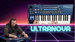 Novation ULTRANOVA Synthesizer SOUND TEST e Review ITA novationSynth [upl. by Athey]