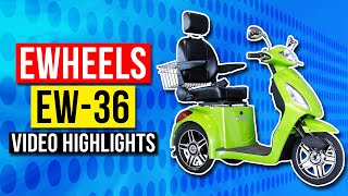 E Wheels EW36 3 Wheel Scooter 2024 [upl. by Htidirrem]