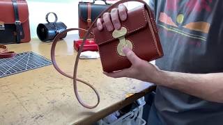 Lola New Crossbody Bridle Leather Handbag in Chestnut [upl. by Shrier147]