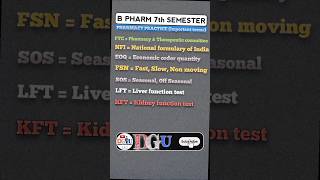 Pharmacy practice 7th semester  B pharm 7th semester  bpharma pharmacy shorts [upl. by Capwell]