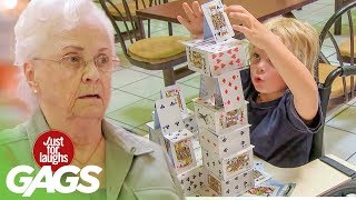 House Of Cards Genius Kid Prank [upl. by Rojam]