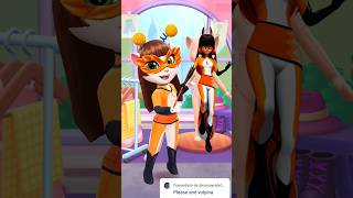 Volpina Miraculous Ladybug My Talking Angela 2 volpina miraculous miraculousladybug angela2 [upl. by Yecam149]