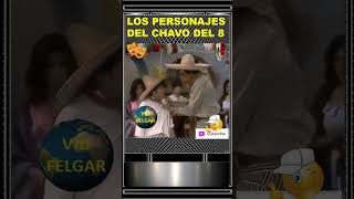 LOS PERSONAJES DEL CHAVO comedy funny humor mexico [upl. by Neliac796]