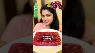 Grapes Pudding 🍇😍👌🏻 pudding malluvlogz food recipe shorts [upl. by Forcier936]