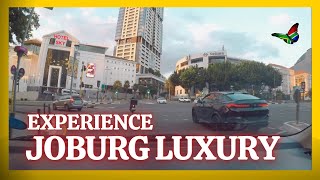 Driving Through Ultra Luxury in Sandton amp Sandhurst southafrica [upl. by Ivens]