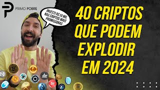 AS MELHORES CRIPTOS PARA 2024 Blockchain DeFi Games IA Memecoin  COMO INVESTIR PASSO A PASSO [upl. by Aikat976]