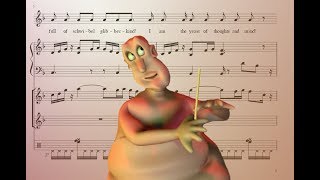 The Globglogabgalab except its MIDI sheet music [upl. by Kerwinn]