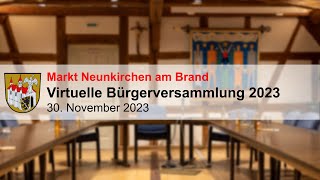 Virtuelle Bürgerversammlung 2023 [upl. by Varin]