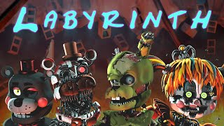 FNaFSFM  Labyrinth By CG5 REMASTERED [upl. by Solahcin935]