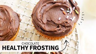 Healthy Frosting Recipe  No Powdered Sugar Required [upl. by Delphine760]