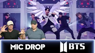 Two ROCK Fans REACT to Mic Drop by BTS [upl. by Oiralednac515]