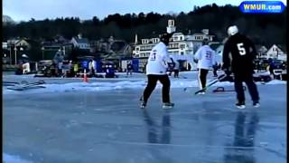 Pond hockey tournament brings excitement to Lakes Region [upl. by Childs]