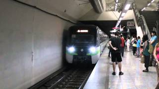 Athens Metro New Rotem EMU on test run [upl. by Abdulla]