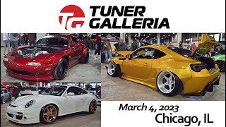 Tuner Galleria Chicago 2023  Cars and Import Models carshow [upl. by Radford]