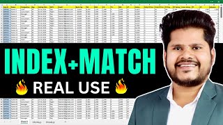 Excel INDEX  MATCH Formula Explained  Index Match का मैजिक Vlookup amp Xlookup नहीं कर सकते [upl. by Aniroc]