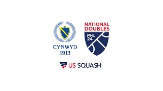 2024 US Squash Doubles Championships  SUN  CYN1 pt2 [upl. by Covell]